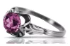 Vintage silver 925 Amethyst ring vrc023s Vintage