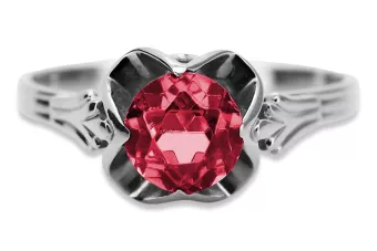 Ruso soviético rosa 14k 585 oro Alejandrita Rubí Esmeralda Zafiro Circón anillo vrc014