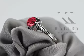 Russische sowjetische Rose 14 Karat 585 Gold Alexandrit Rubin Smaragd Saphir Zirkon Ring vrc014