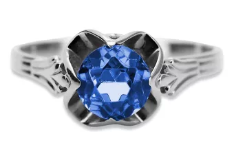 Russian Soviet rose 14k 585 gold Alexandrite Ruby Emerald Sapphire Zircon ring  vrc014