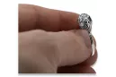 Srebrny pierścionek Rosyjski 925 Oprawa vrc023s Vintage