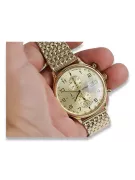 Uhr aus 14 Karat 585er Gold mit Armband Geneve mw005ydy&mbw013y