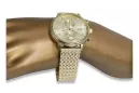 Złoty zegarek 14k 585 z bransoletą męski Geneve mw005ydy&mbw013y