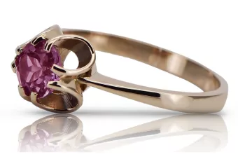 Inel sovietic rusesc din aur 585 trandafir 14k alexandrit rubin smarald safir zircon vrc014