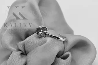 Kroužek z růžové červené zlato 14k 585 Vrc348 vinobraní