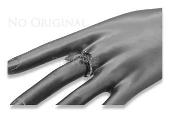 Inel sovietic rusesc din aur 585 trandafir 14k alexandrit rubin smarald safir zircon vrc014