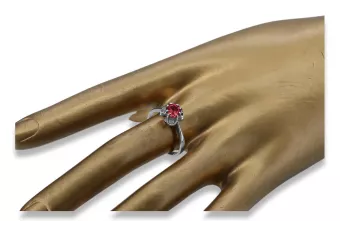 Russian Soviet rose 14k 585 gold Alexandrite Ruby Emerald Sapphire Zircon ring  vrc014
