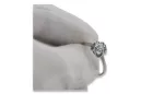 Srebrny pierścionek Rosyjski 925 z Cyrkonią vrc348s Vintage