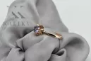 Ruso soviético rosa 14k 585 oro Alejandrita Rubí Esmeralda Zafiro Circón anillo vrc084