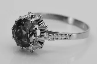 Російська радянська троянда, золото 585 проби, александрит, рубін, смарагд, сапфір, циркон, каблучка vrc014