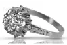 Vintage silver 925 ring Setting vrc045s Vintage