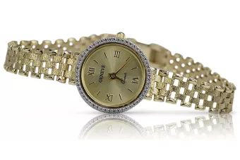 Krásný 14K 585 Zlatý ženský žánev LW039