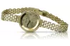 Yellow 14k 585 gold lady Geneve watch lw082y