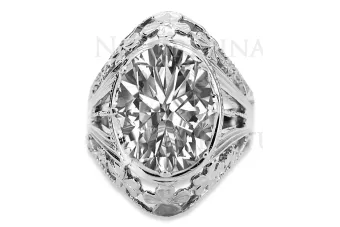 Russische sowjetische Rose 14 Karat 585 Gold Alexandrit Rubin Smaragd Saphir Zirkon Ring vrc014