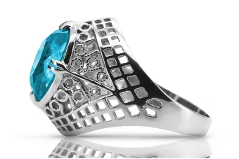 Руски съветски роза 14k 585 злато Александрит Рубин Изумруд Сапфир Циркон пръстен vrc014