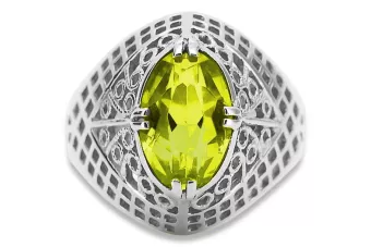 Russian Soviet rose 14k 585 gold Alexandrite Ruby Emerald Sapphire Zircon ring  vrc014