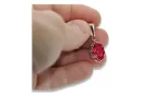 Ruso soviético rosa 14k 585 oro alejandrita rubí esmeralda zafiro zircón ... Colgante VPC008