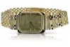 Złoty zegarek 14k 585 z bransoletą męski Geneve mw001y&mbw001y