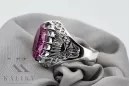 Russischer sowjetischer Rosé 14 Karat 585 Gold Alexandrit Rubin Smaragd Saphir Zirkon Ring vrc014