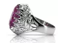 Russe rose soviétique 14k 585 or Alexandrite Ruby Emerald Sapphire Zircon ring vrc014