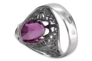 Russe rose soviétique 14k 585 or Alexandrite Ruby Emerald Sapphire Zircon ring vrc014