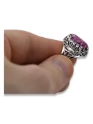 Ruso soviético rosa 14k 585 oro Alexandrite Ruby Esmeralda zafiro anillo Zircon vrc014