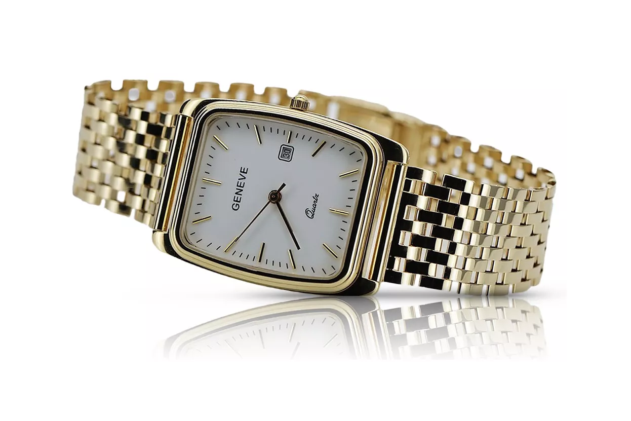 Montre homme en or Genève ★ zlotychlopak.pl ★ Pureté de l’or 585 333 Prix bas!