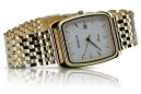 Reloj de oro para hombre Geneve ★ zlotychlopak.pl ★ Pureza de oro 585 333 Precio bajo!