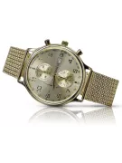 Galben 14k 585 ceas de aur pentru bărbați Geneve mw005y&mbw014y