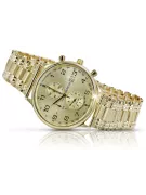 Reloj de oro para hombre Geneve ★ zlotychlopak.pl ★ Pureza de oro 585 333 Precio bajo!