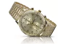 Reloj de oro para hombre Geneve ★ zlotychlopak.pl ★ Pureza de oro 585 333 Precio bajo!