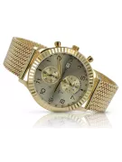 Złoty zegarek 14k 585 z bransoletą męski Geneve mw007y&mbw014y