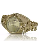 Reloj de oro para hombre Geneve ★ zlotychlopak.pl ★ Pureza de oro 585 333 Precio bajo!