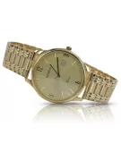 Reloj de oro para hombre Geneve ★ zlotychlopak.pl ★ Pureza de oro 585 333 Precio bajo!