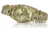 Italian yellow 14k gold 585 lady Geneve watch lw091y