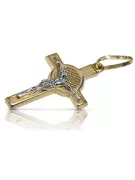 Cruz ★ papal católica de oro russiangold.com ★ oro 585 333 Precio bajo