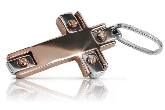 Goldenes katholisches Kreuz ★ russiangold.com ★ Gold 585 333 Niedriger Preis