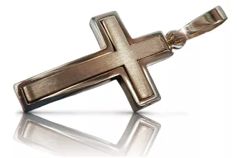 Kříž Katinka z růžového zlata 14k 585