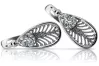 Vintage Vintage 925 Silver zircone earrings vec067s Vintage