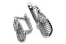 Vintage Vintage 925 Silver zircone earrings vec067s Vintage