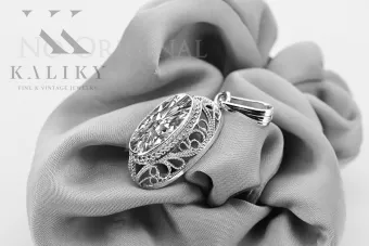 Soviet silver 925 pendant with setting vpc014s Vintage
