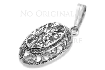 Soviet silver 925 pendant with setting vpc014s Vintage
