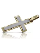 Goldenes Katholisches Kreuz ★ russiangold.com ★ Gold 585 333 Niedriger Preis