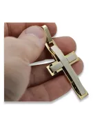 Золотий католицький хрест ★ russiangold.com ★ Золото 585 333 Низька ціна