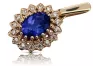 Vintage rose pink 14k 585 gold sapphire pendant vpc018 Vintage