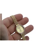 Це 14K Женева, італійці, zirconia, 23mm золото годинник