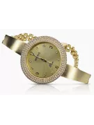 Златен дамски часовник ★ zlotychlopak.pl ★ Чистота на златото 585 333 Ниска цена!