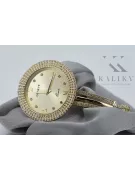 Puikus 14k 585 aukso moteriškas laikrodis Geneve lw021y