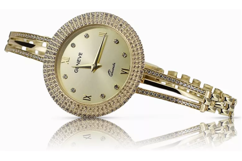 Montre ★ dame en or zlotychlopak.pl ★ Pureté d’or 585 333 Prix bas!