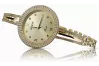 Italian yellow 14k gold Geneve Lady watch Gift lw021y